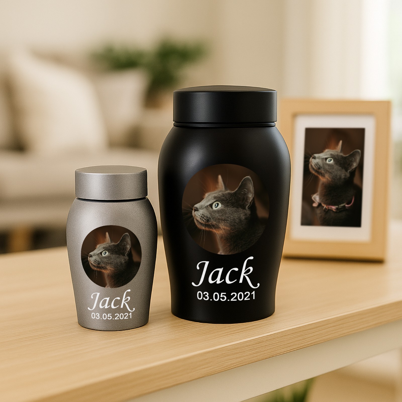 Personalized Dog Memorial Urn for Ashes