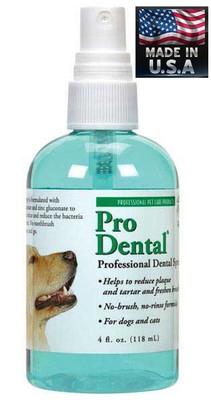 Dental Spray For Dog Cat PetCleans Teeth, Freshens Breath Re...