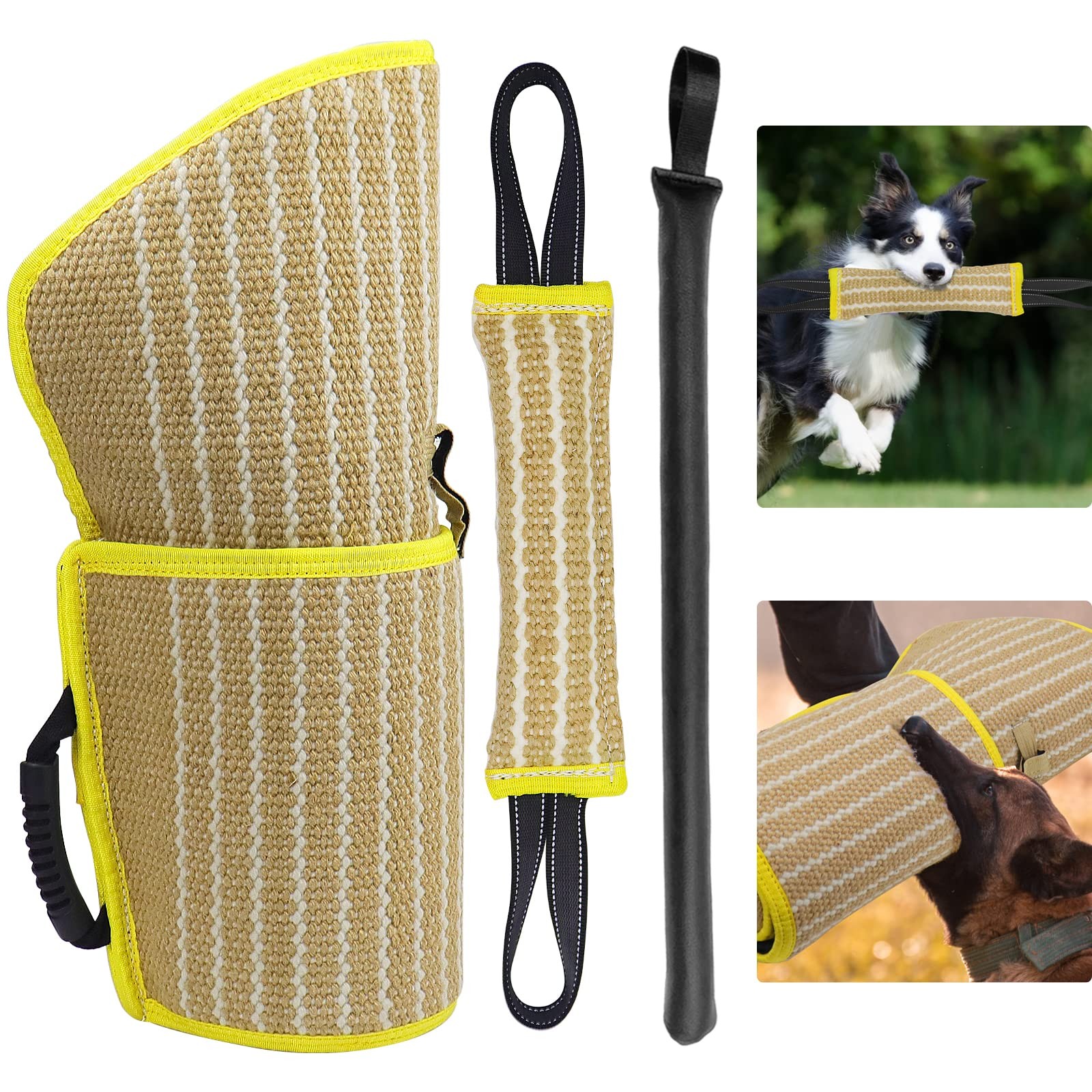 Dog Training Dog Bite Protection Set - Pillow & Sleeve Tug T...