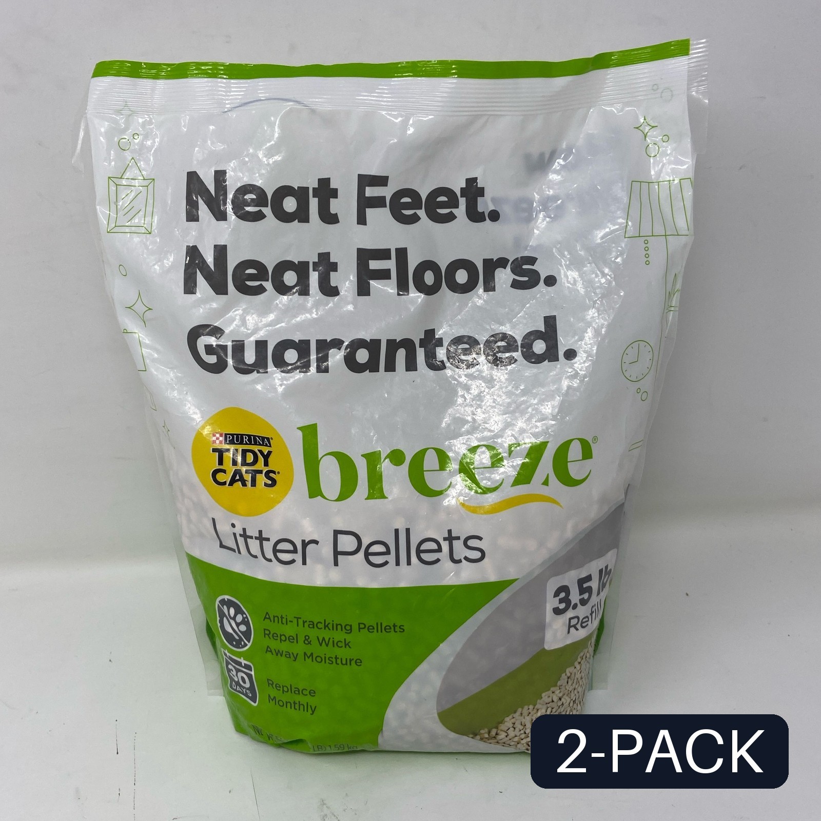 Purina Breeze Unscented Litter Pellets Refill - 3 Pack