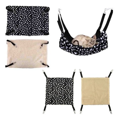 Polk Dot Polyester Pet Rabbit Chinchilla/Cat Hammock Small D...