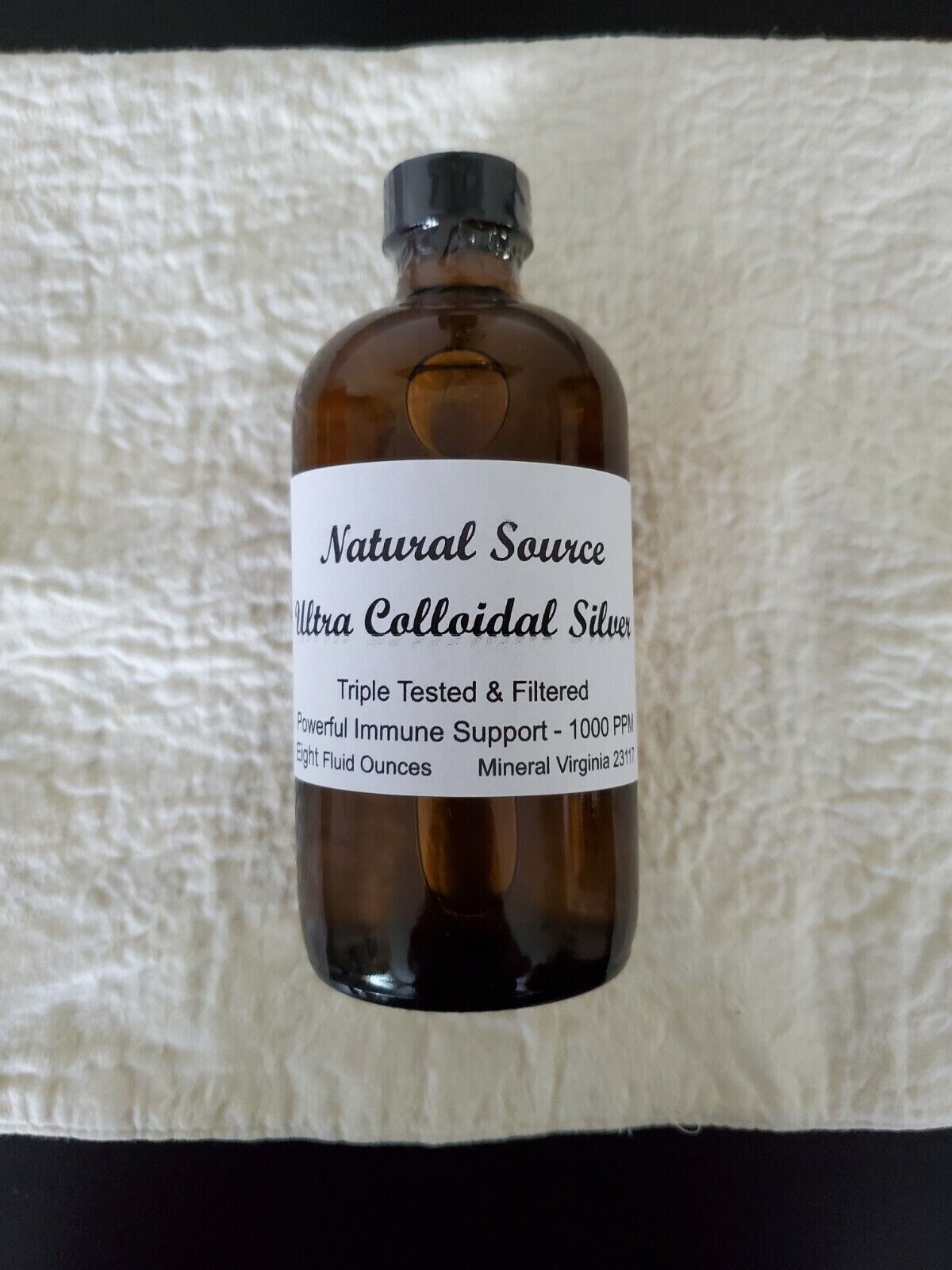 Ultra Colloidal Silver 8oz Glass Bottle
