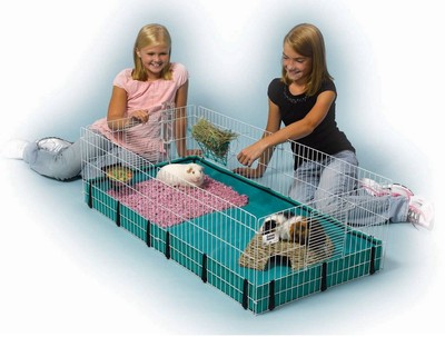 Guinea Pig Cage Pen Hamster Small Pet Habitat Washable 8 Sq...