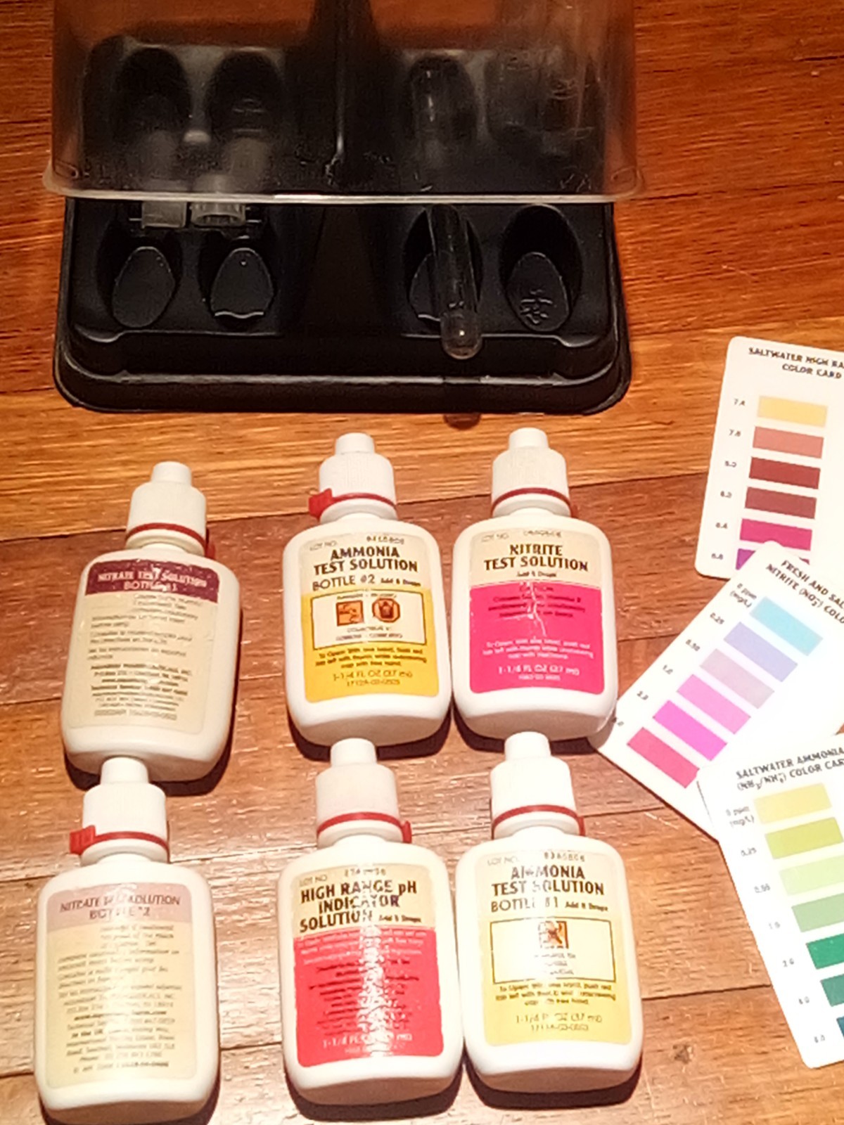 Saltwater Fish Aquarium Test Kit pH Nitrate Nitrite MASTER R...