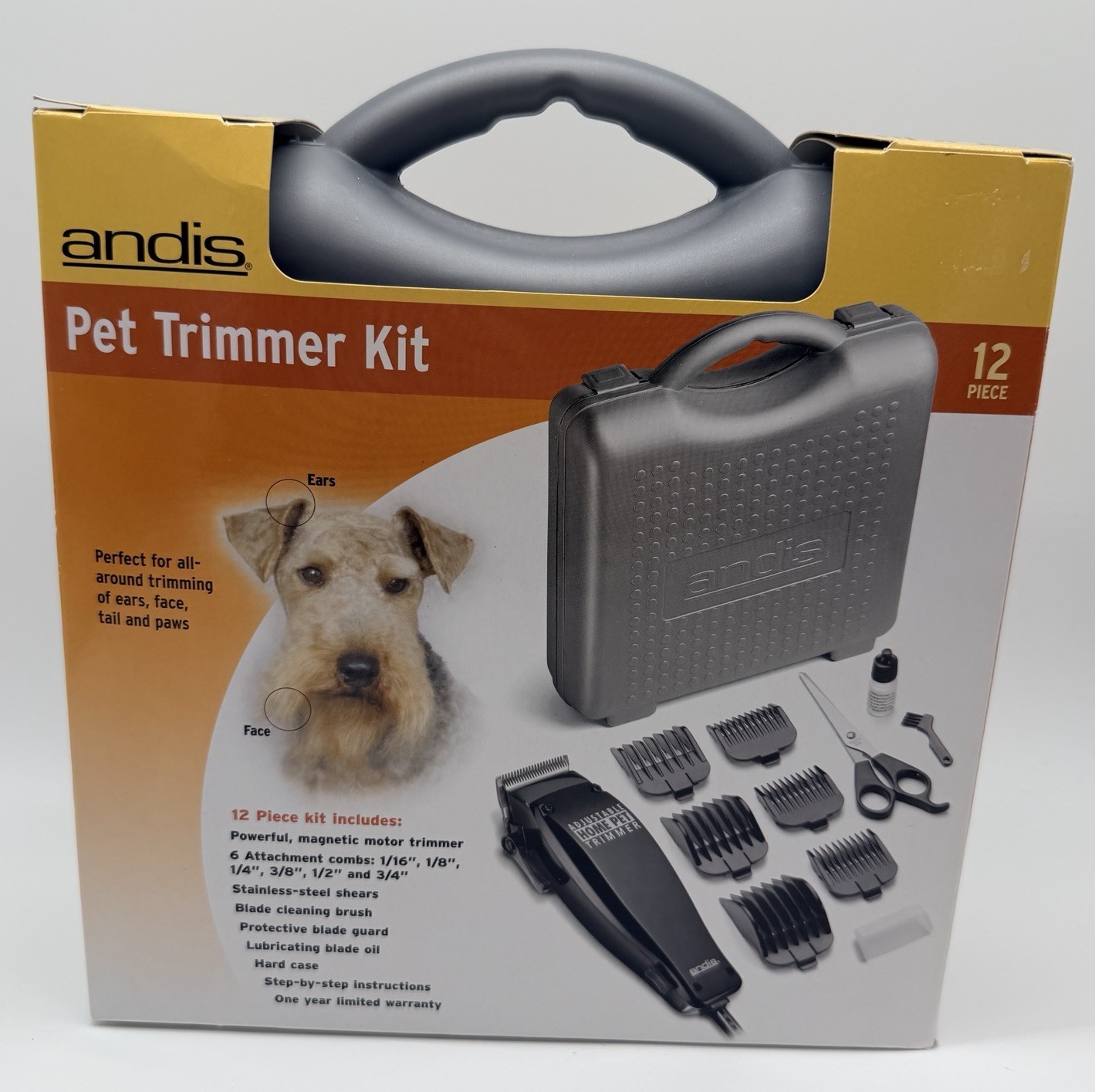 Andis Pet Trimmer Kit - 12 Pieces
