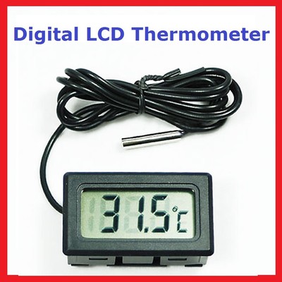 Aquarium Lcd Display Digital Thermometer Fish Tank Water Tem...