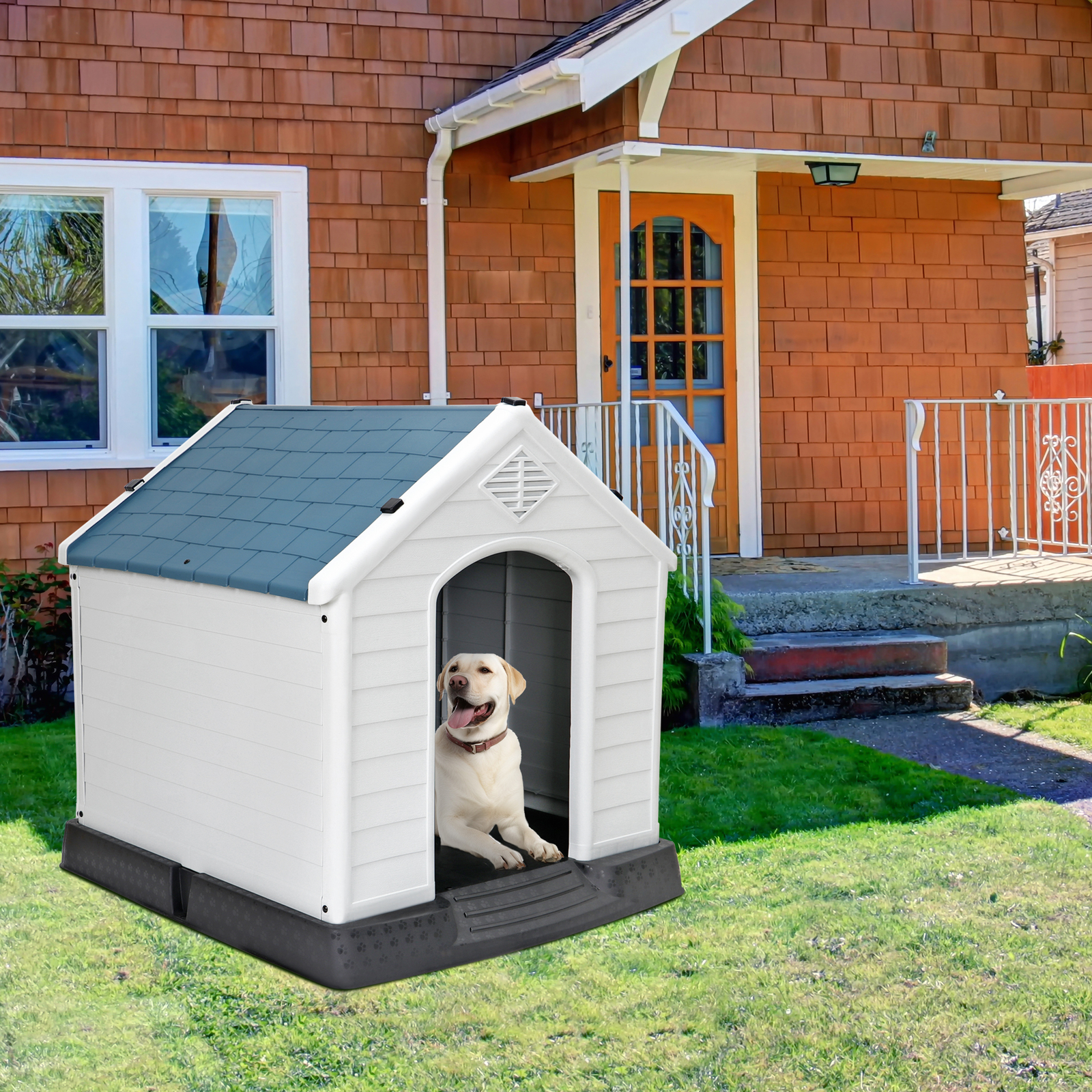 Waterproof Dog House - Small to Medium Outdoor Shelter