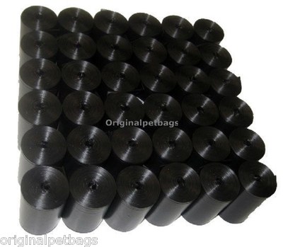 1100 Black Dog Waste Poop Pick Up Coreless Refill Bags