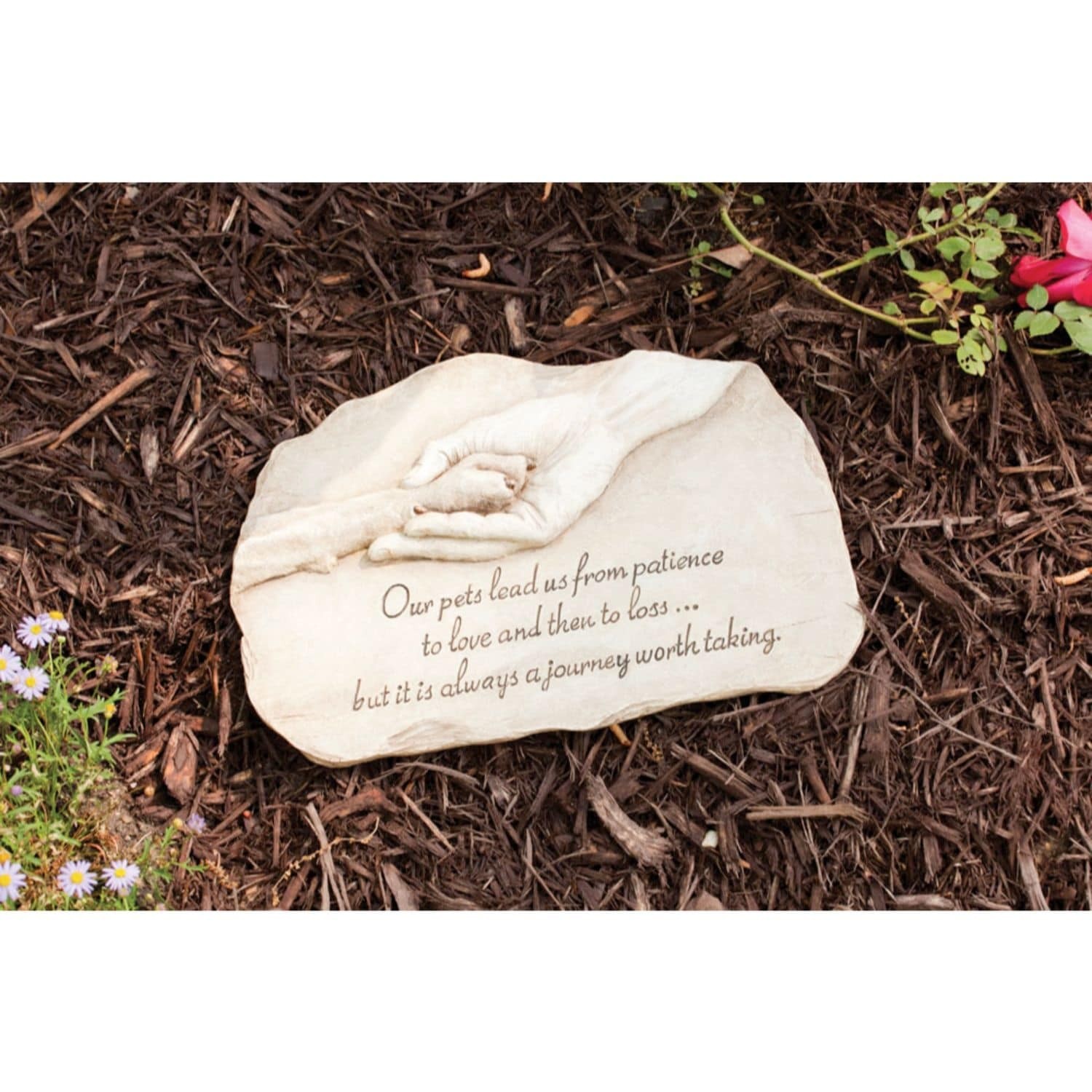 Garden Stone Pet Devotion Decor