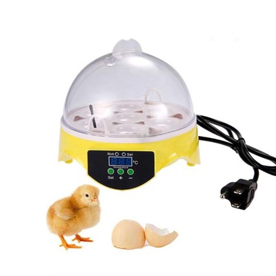 Incubator 7 Egg Capacity Automatic Digital Chicken Duck Bird...