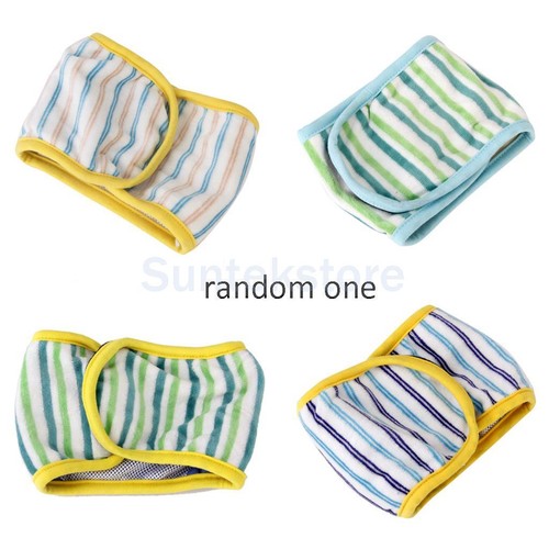 Male Dog Striped Belly Band Wrap Toilet Training Diaper Napp...