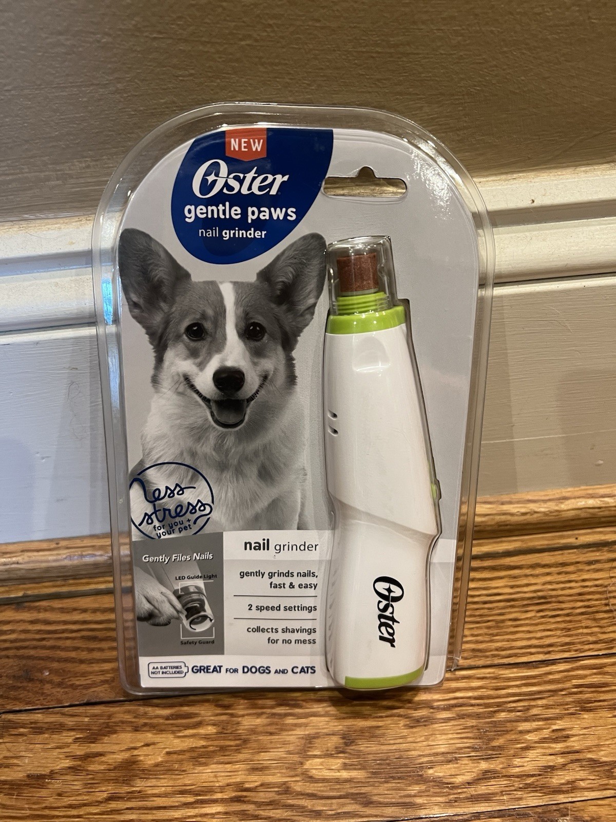 Oster Gentle Paws Nail Grinder - Dual Speed for Pets White