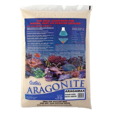 Carib Sea Aragonite Reef Sand 30 Lb - Aragamax Sugar-Sized O...