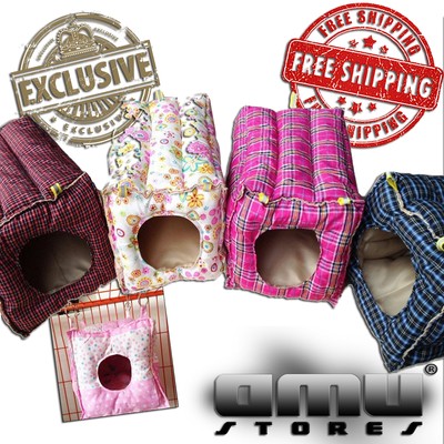 Hammock Hanging Bed Toy House Cage For Rabbit, Guinea Pig, F...
