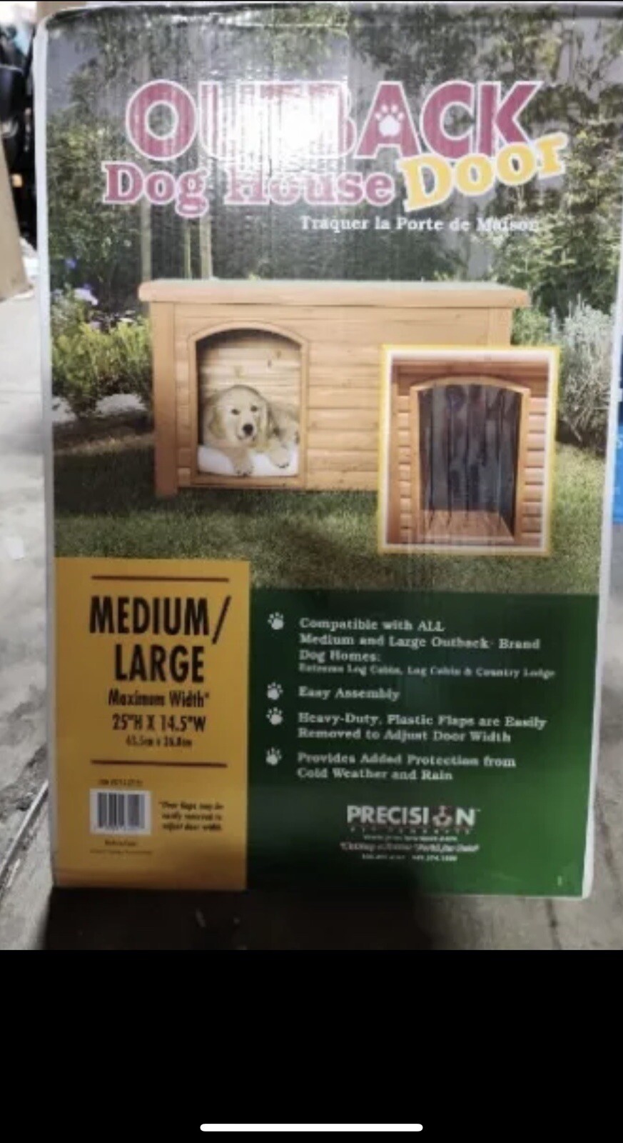 Outback Dog Doorway Cover - Medium/Large Size