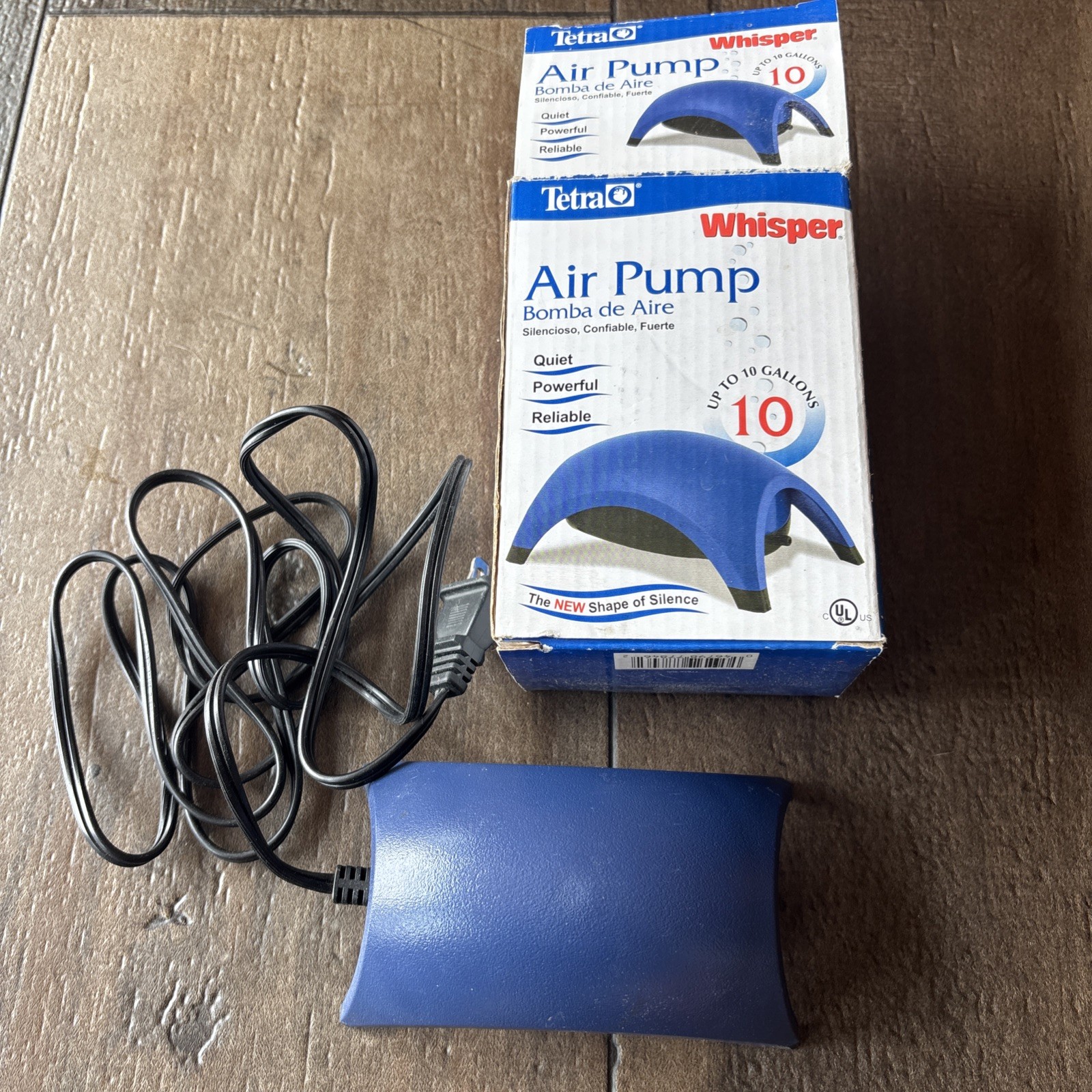 Tetra Whisper Air Pump - 10 Gallon Aquarium Fish Quiet Pump