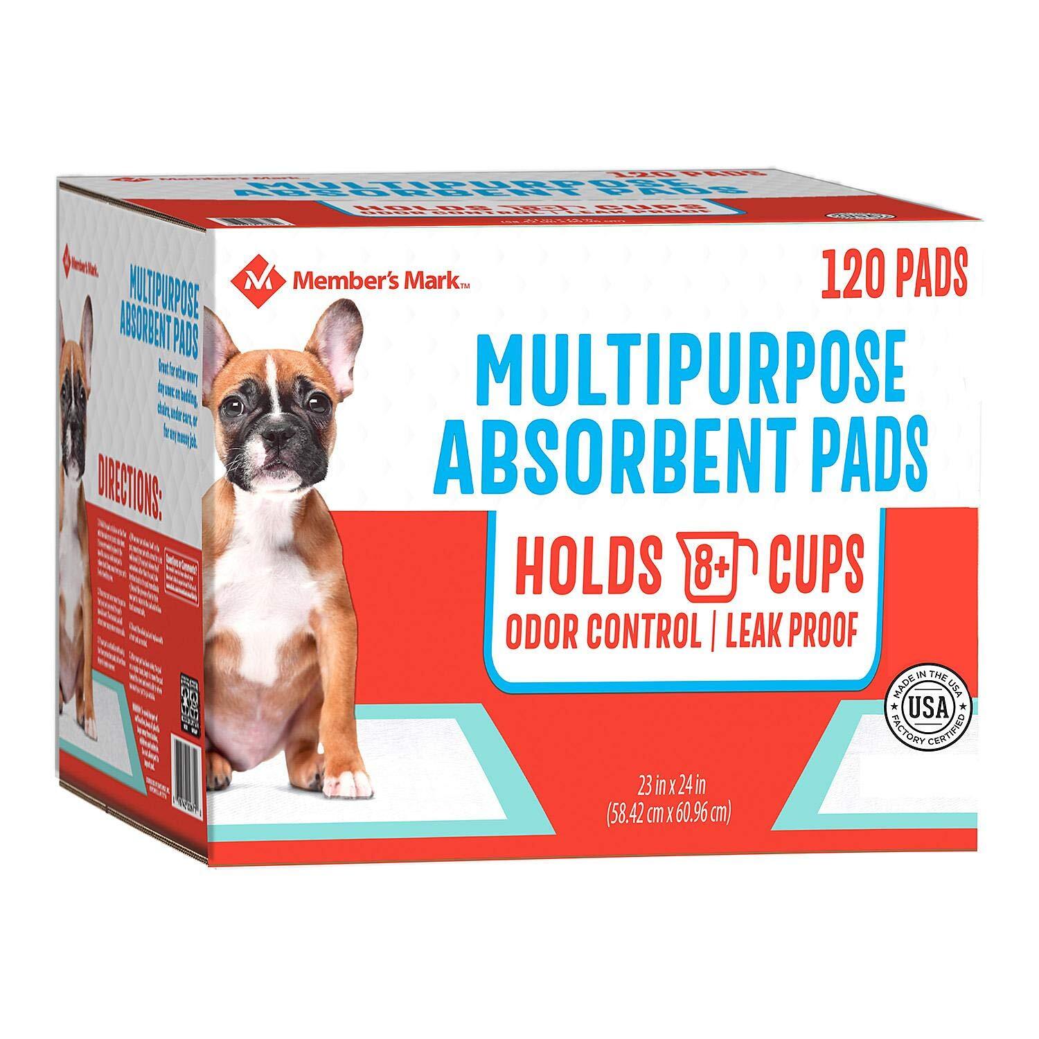 Member's Mark Pet Training Pads - Size: 23" x 24", Quantity:...