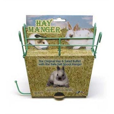 Super Pet Rabbit Hay Manger Feeder With Salt Hanger New