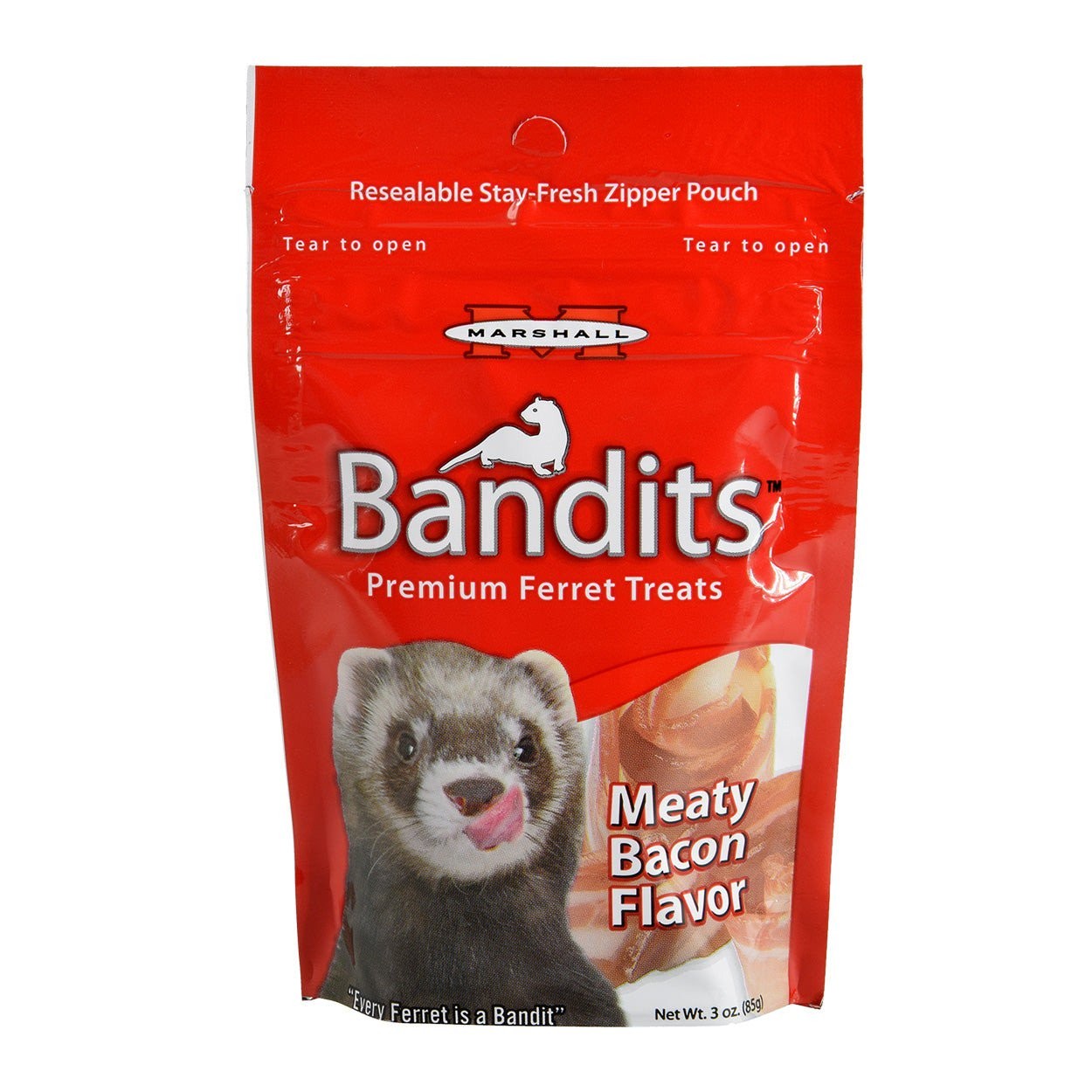 Marshall Bandits Meaty Bacon Ferret Treats - 3 oz