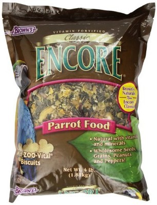F.m.brown's Encore Classic Natural Parrot Food, 4Lb