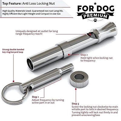 Dog Obedience Training Whistle Pet Sound Supersonic Ultrason...