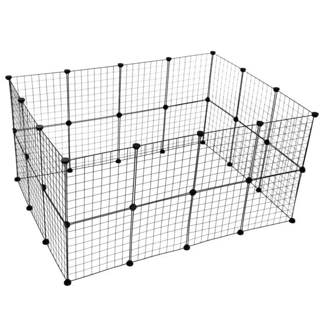 Large Dog Playpen: Two-Story Kennel with 36 Panels