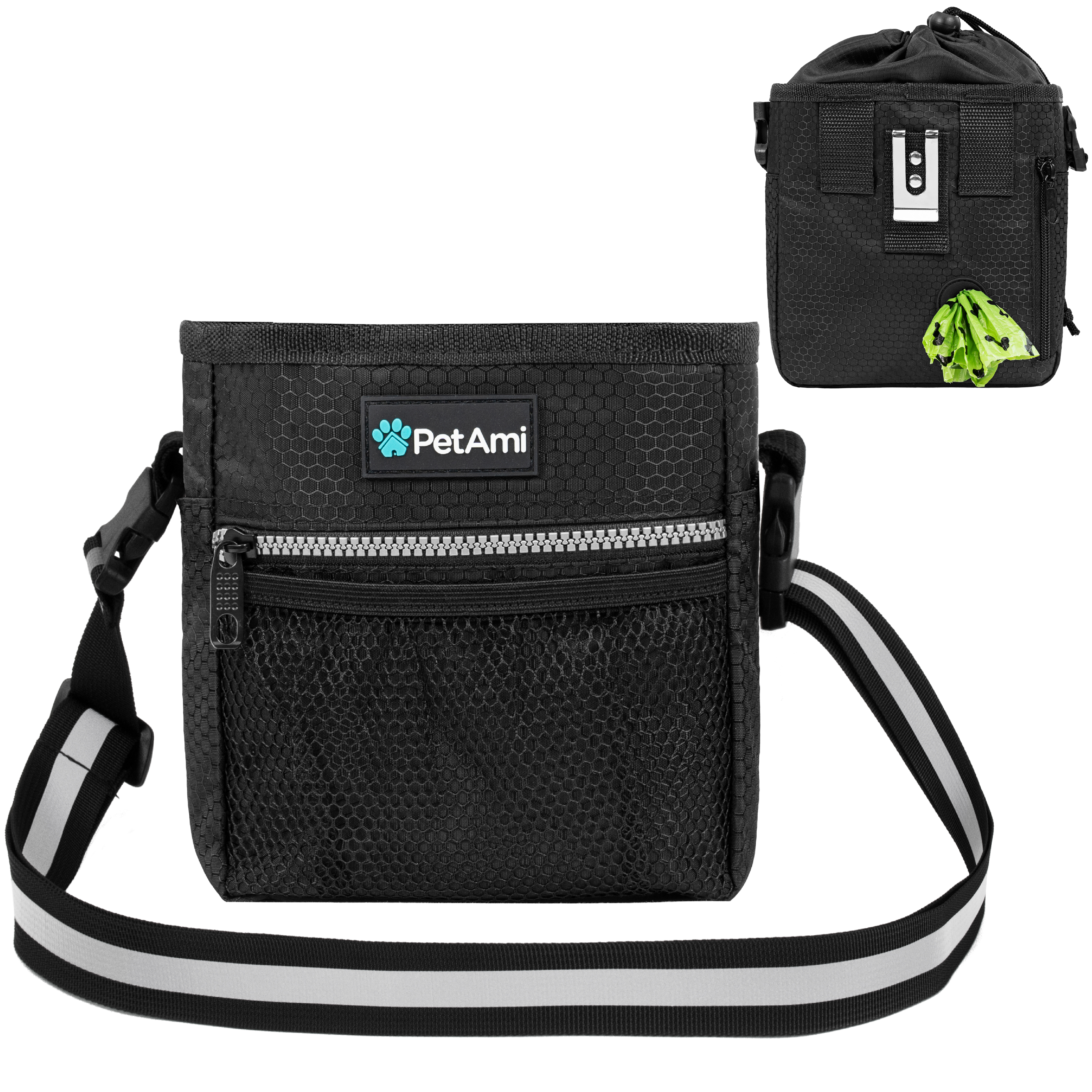 Dog Training Treat Bag | Puppy Food Snack Pouch | Belt Feed...