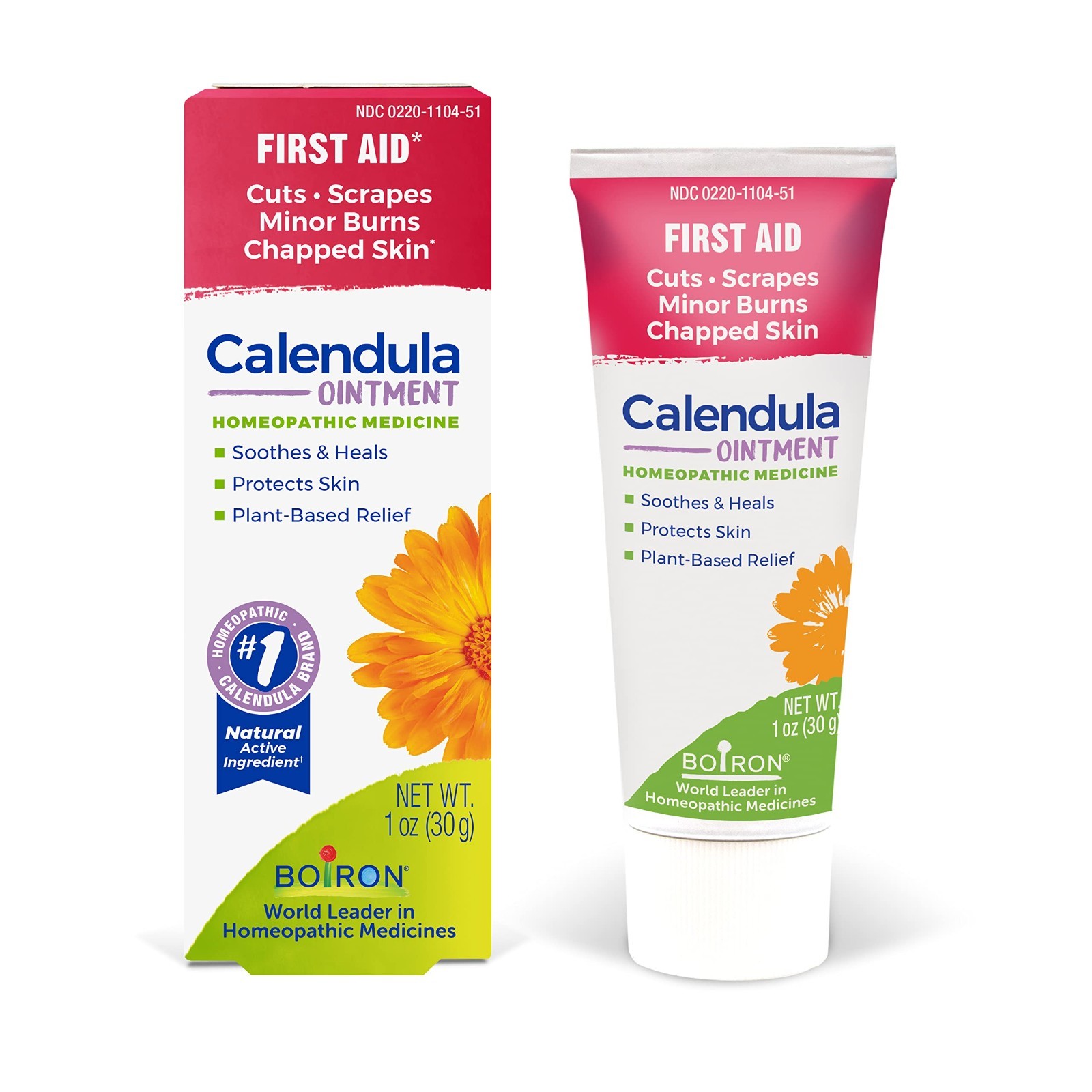Boiron Calendula Ointment - 1 Oz for Minor Burns, Cuts, Scra...