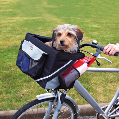 Pet Dog Bicycle Carrier Front Box With Reflective Stripes Fo...