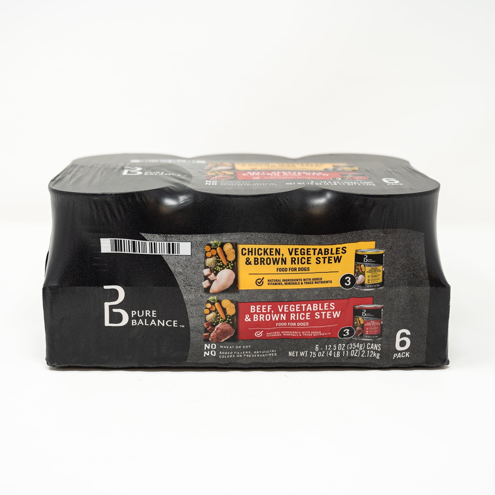 Pure Balance Beef & Chicken Wet Dog Food Variety Pack - 12.5...