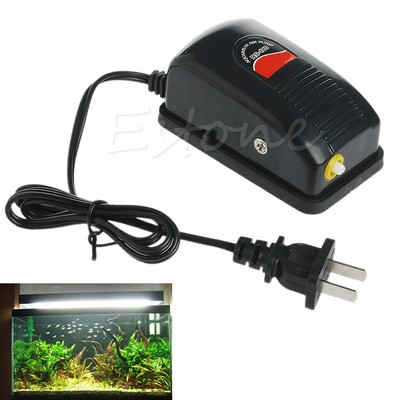 New Adjustable Efficient Aquarium Oxygen Fish Air Pump Tank...