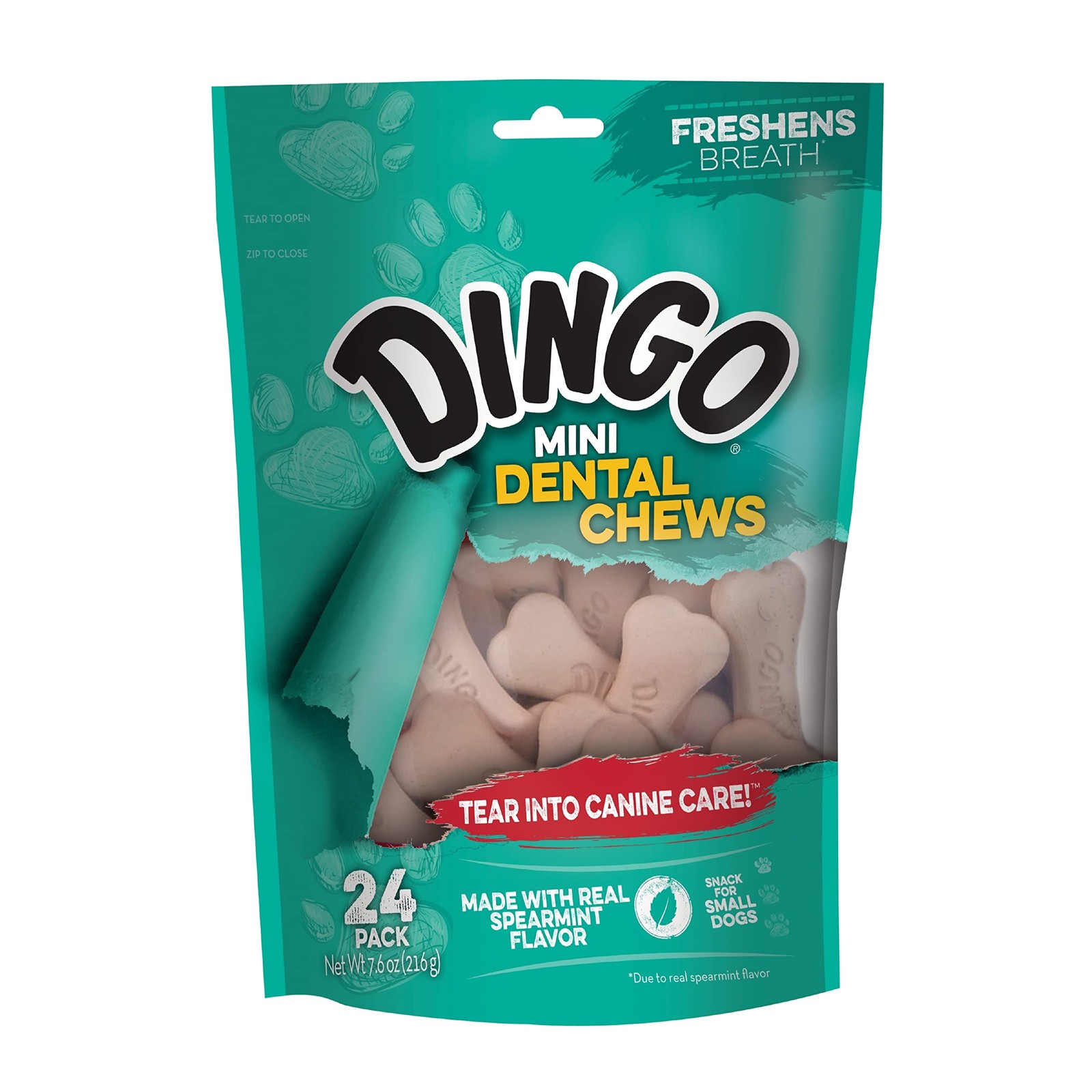 Dingo Denta Mini Chews Teeth Whitening Treats - 24 Count Pac...
