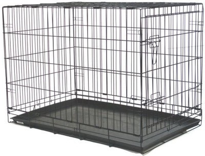 New 48" Extra Large Folding Pet Dog Cage Crate Kennel With P...