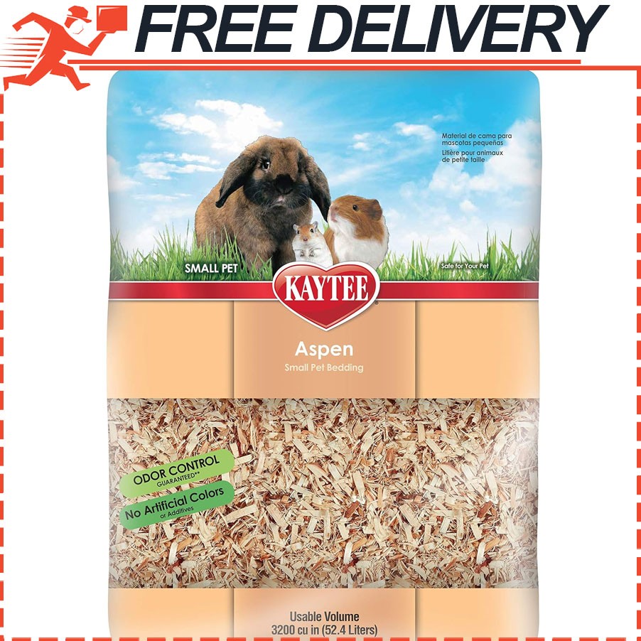 Kaytee Aspen Bedding - Odor Control, Natural Additives, 3200...