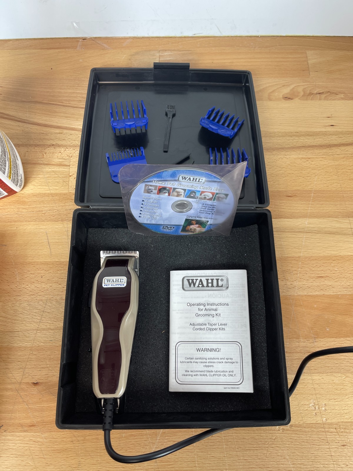 Wahl Deluxe Dog Grooming Clipper Kit 9281-406 Set Includes C...