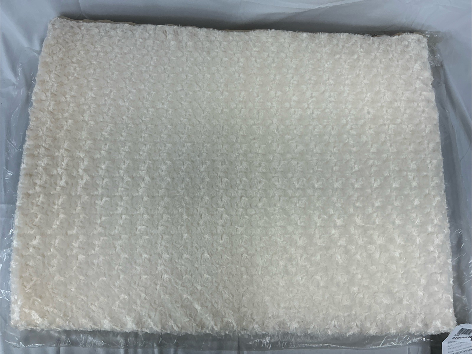 FurHaven Large Orthopedic Dog Bed - Ultra Plush Cream