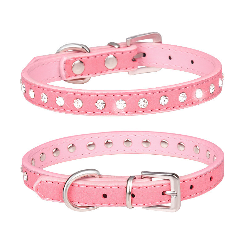 Crystal Diamond Rhinestone Pet Necklace for Puppies & Cats