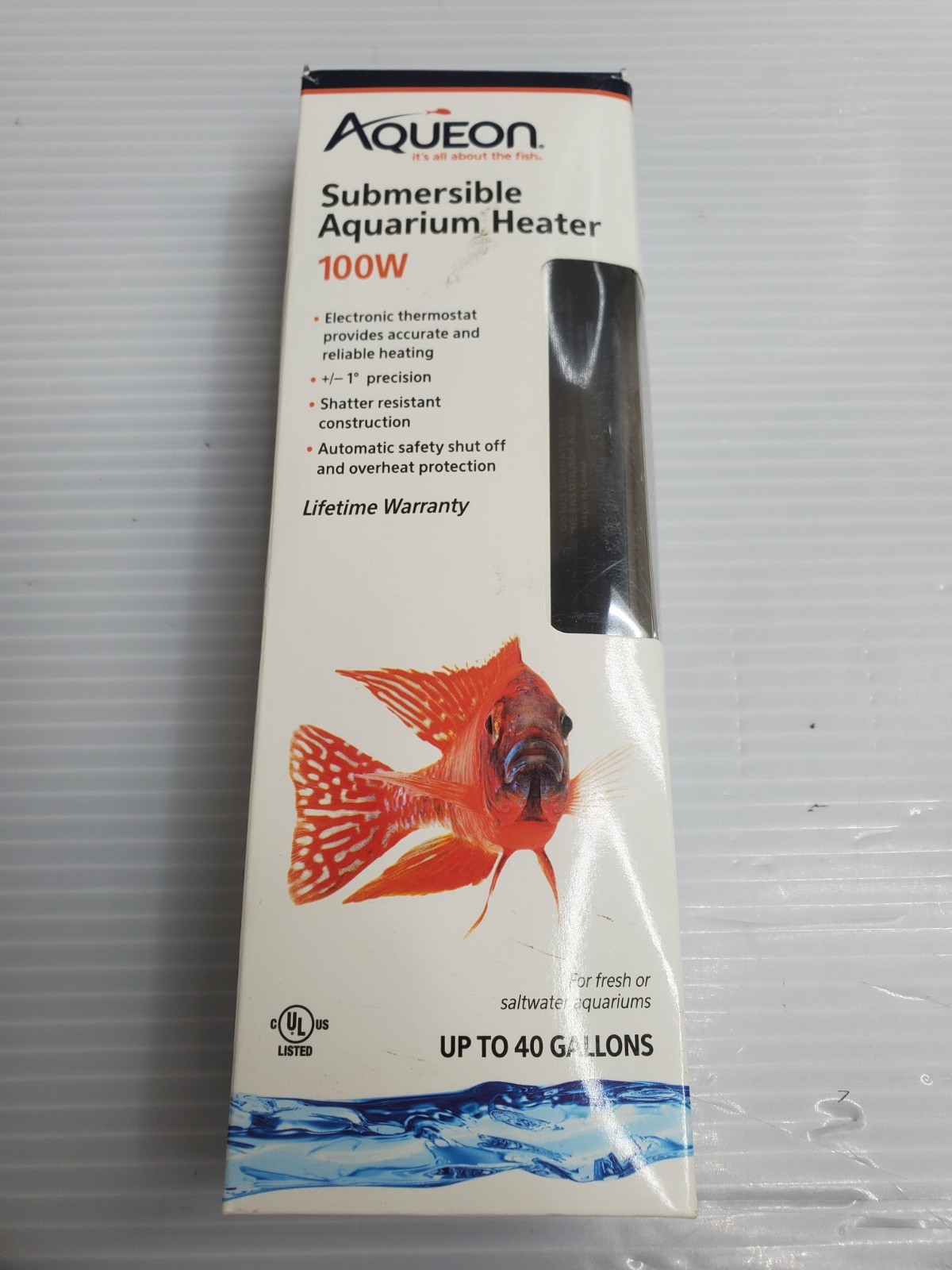Aqueon Submersible Aquarium Heater - 100W