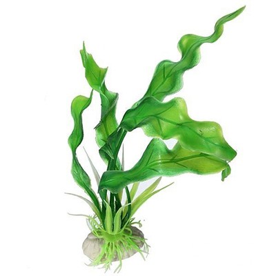 Stunning Green Artificial Plastic Grass Fish Tank Water Plan...