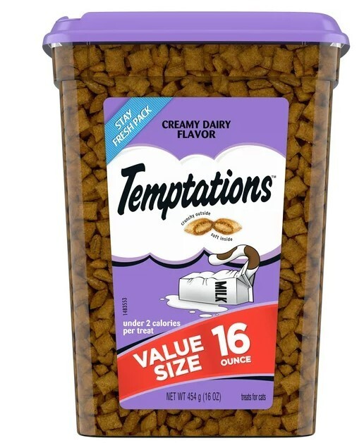 Temptations Classic Cat Treats - Creamy Dairy Flavor Tub
