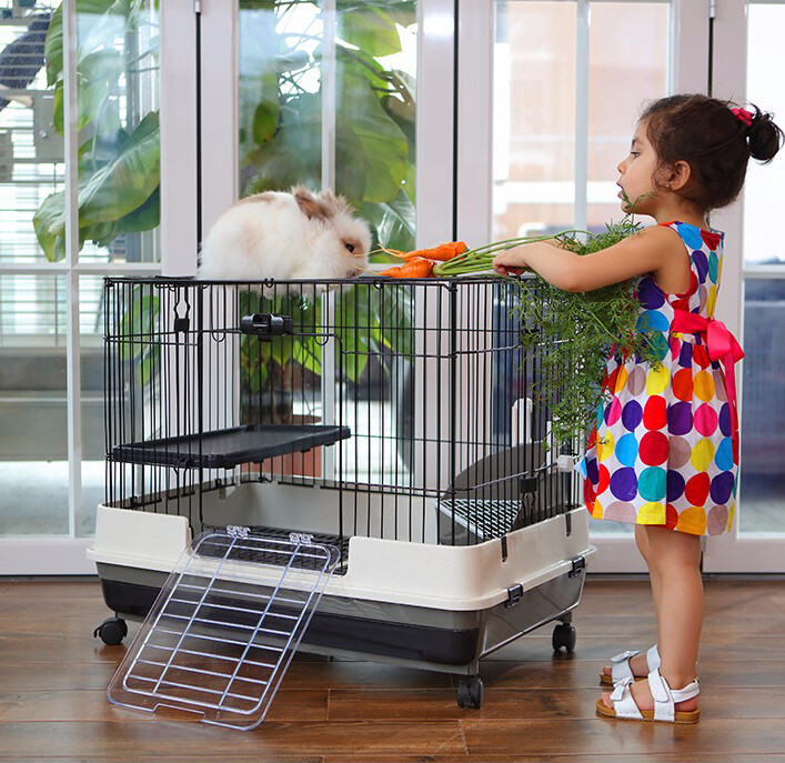 X-Large Indoor Multi-Level Cage for Guinea Pig & Chinchilla...