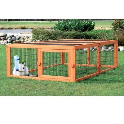 Outdoor Small Animal Cage Pen Run Rabbit Bunny Guinea Pet Ho...