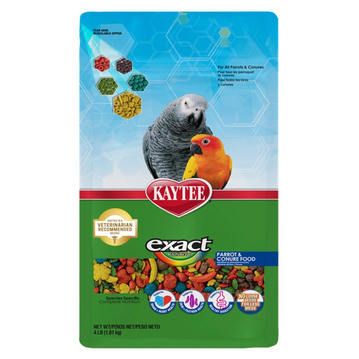 Kaytee Rainbow Parrot & Conure Food - 4 Pound Pack