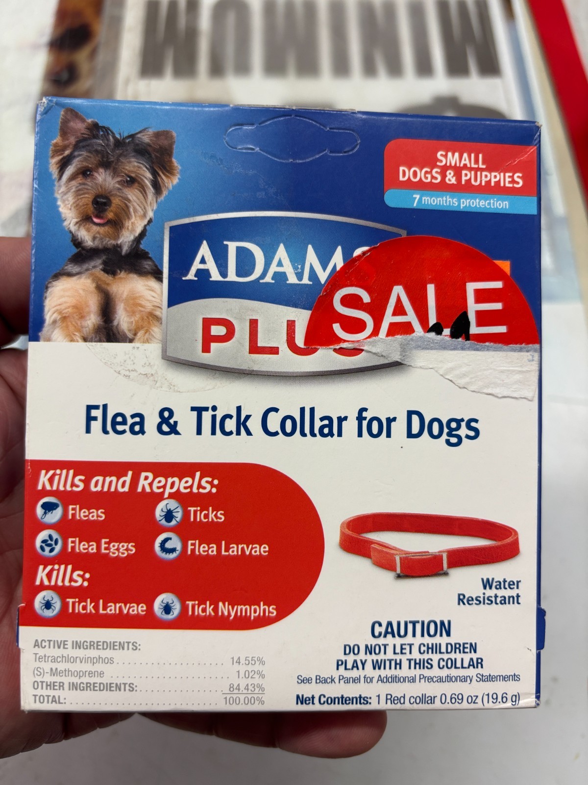 Adams Flea & Tick Collar for Small Dogs & Puppies (Up to 7 M...
