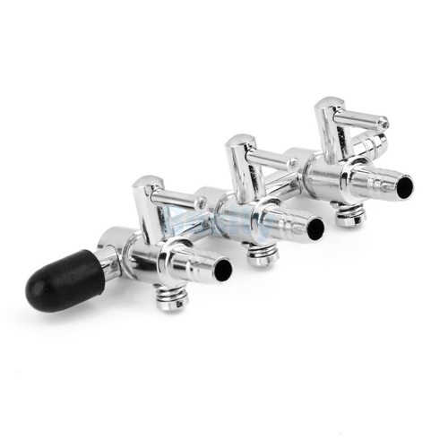 Aquarium Tank Air Pump Flow Tube Pipe 3-Way Stainless Steel...