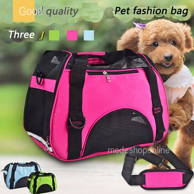 Pet Carrier Bag Oxford Soft Sided Cat/Dog Bags Travel Comfor...