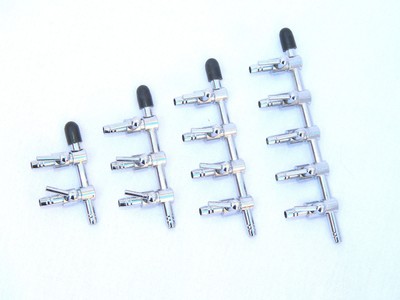 Aquarium Manifold Air Line Tubing Metal Gang Valve For Air P...