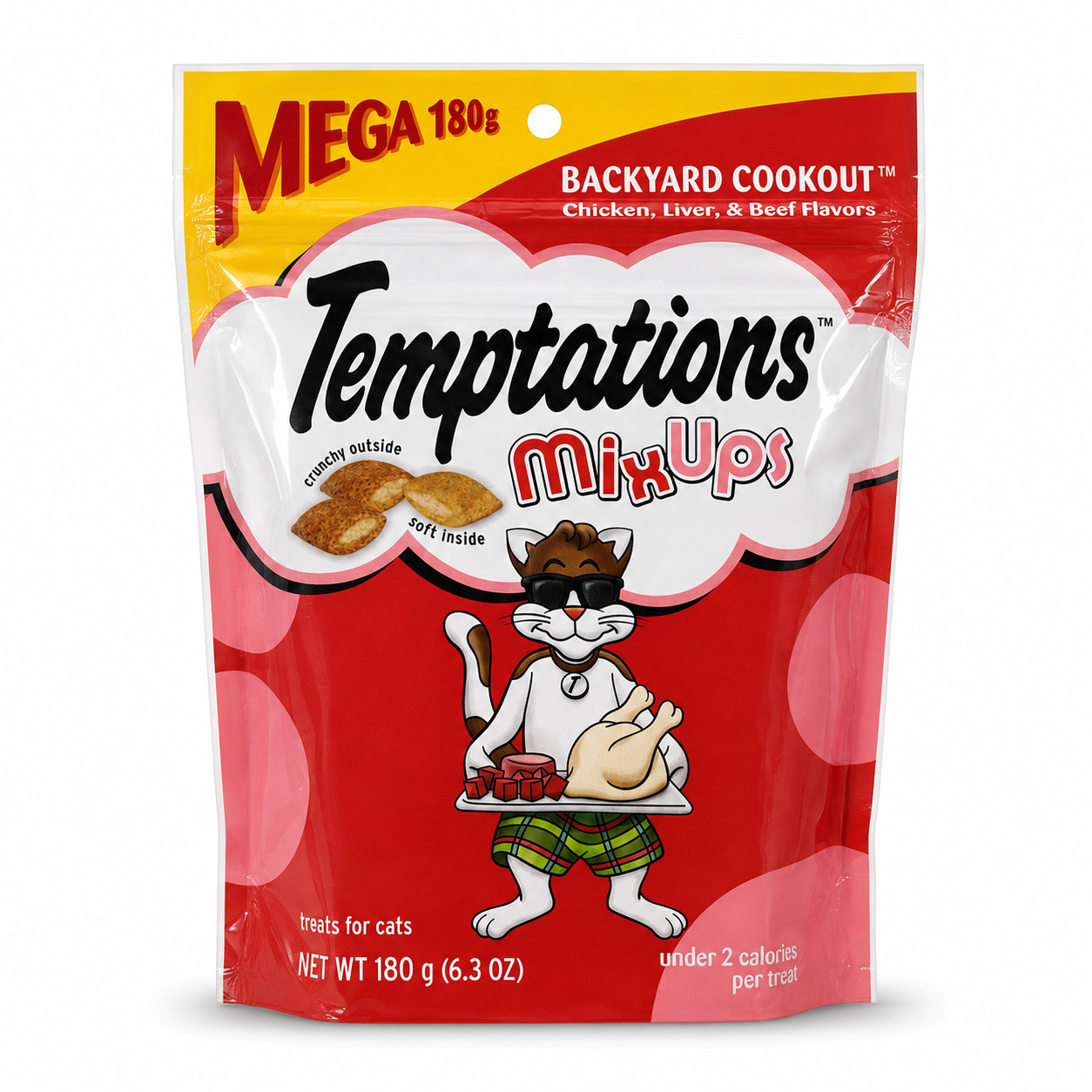 Temptations Backyard Cookout Cat Treats - Chicken Liver & Be...