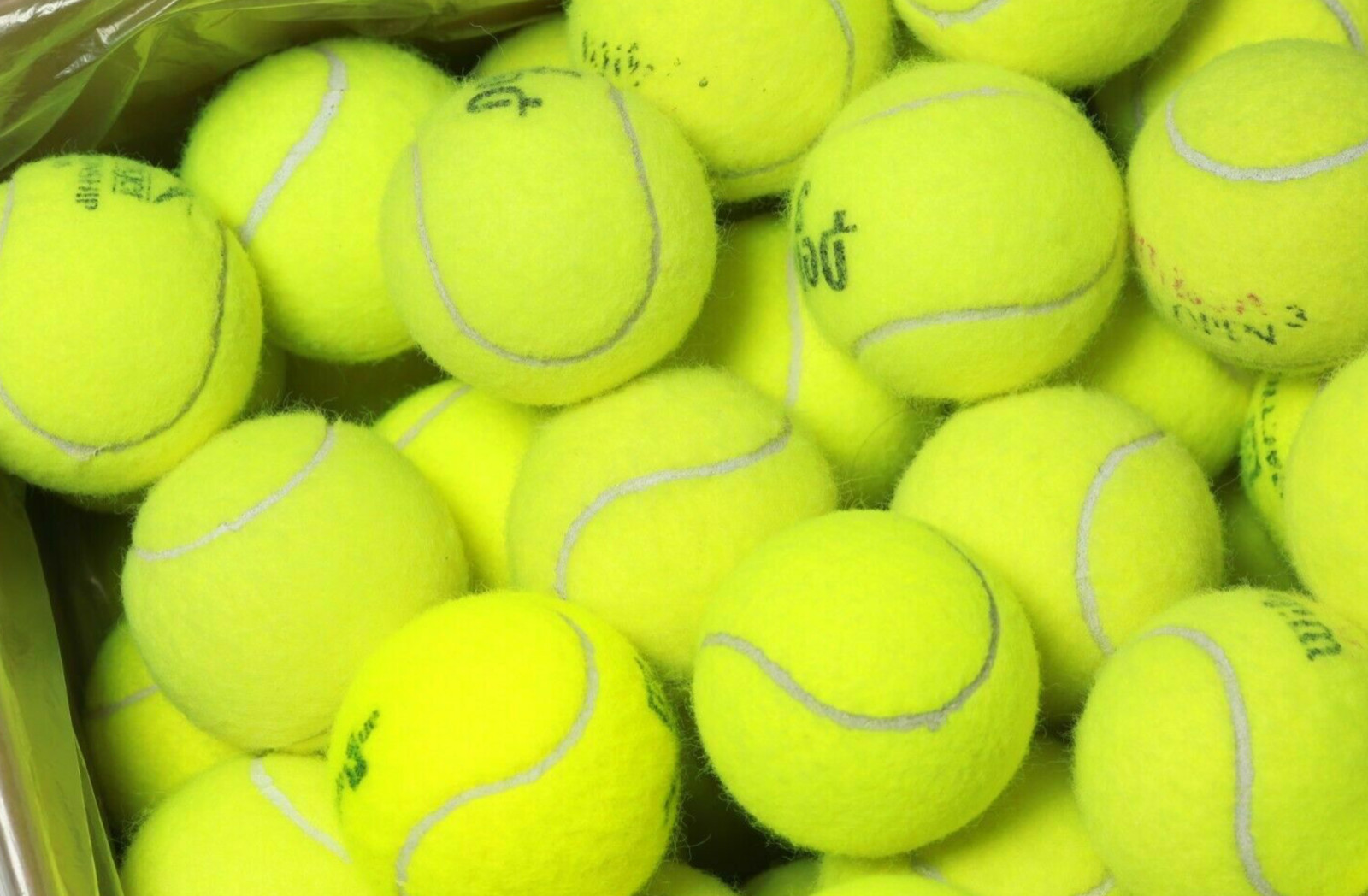 High-Quality Tennis Balls (10 Pack) - Used Condition - Dog W...