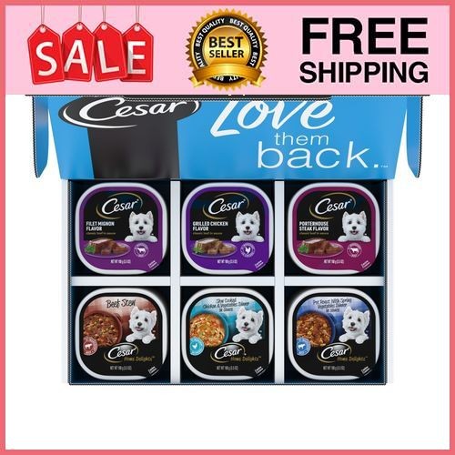 Cesar Classic Loaf Wet Dog Food Variety Pack - 3.5 Oz